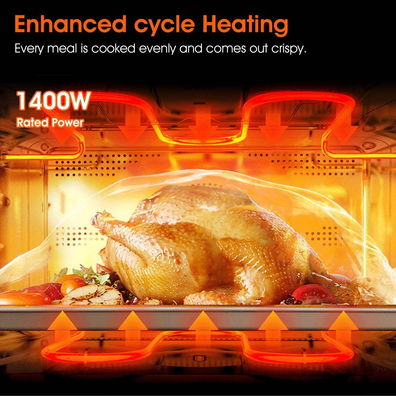 6QT Air Fryer Oven with Viewing Window - Kitchen Appliance 2025